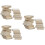 36Ud Mini De Madera Beige Para Decorar Casitas De Muñecas DIY 9