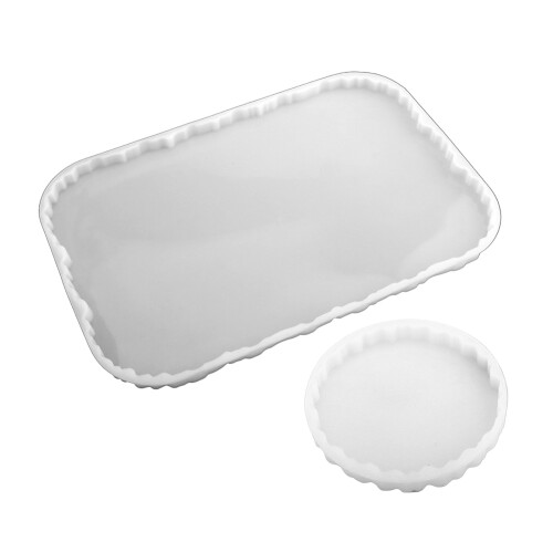 Harz-Tablettform, Silikon-Untersetzerformen für-Tablett 2