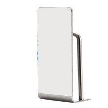 4Ud Soporte Organizador Cepillos Pared Acero Inoxidable Plata