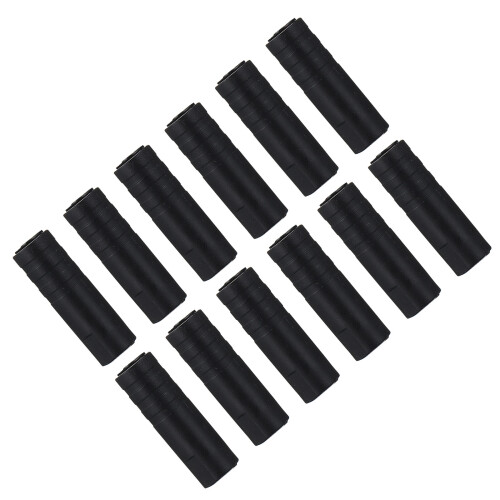 200Ud Tapas Para Cable De De Negras Plástico Durable