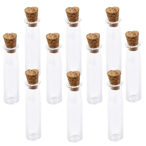 20Ud De Vidrio Transparentes Con Idea Para Decoración