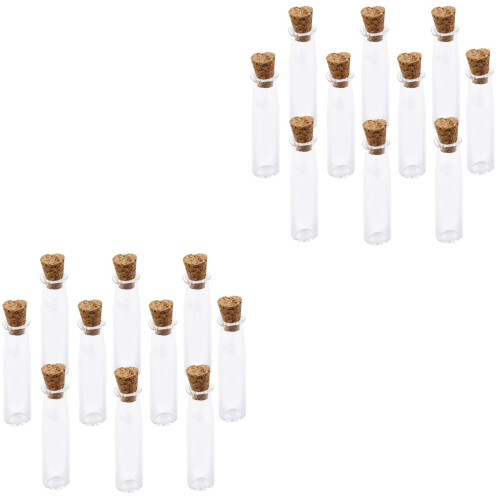20Ud De Vidrio Transparentes Con Idea Para Decoración 2