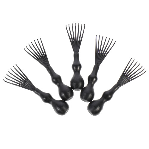 48Ud Mini Limpiador Negro Para Cepillos Y Peines, Fácil De Usar