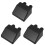 3Ud Pasacables Doble ABS Negro Para Accesorio Rv 4