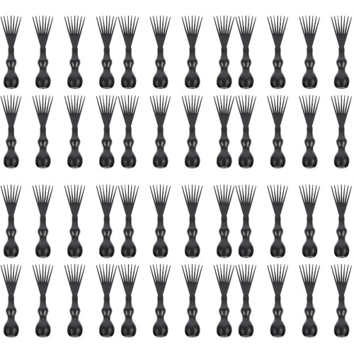 48Ud Mini Limpiador Negro Para Cepillos Y Peines, Fácil De Usar 2