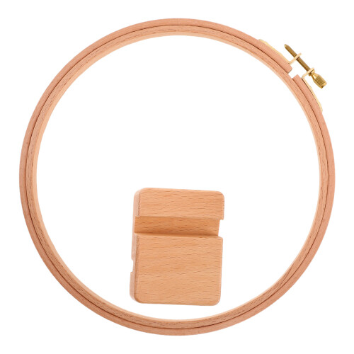 3Jgo Bastidores Madera Ajustables Beige Para Bordado 1