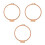 3Jgo Bastidores Madera Ajustables Beige Para Bordado 5