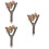 3Ud Percha De Madera Para Pájaros, Colores Surtidos Y Material Robusto 9
