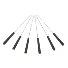 36Ud Brochetas Metálicas Para Asar Con Punta Y