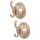 2Ud Cubiertas Doradas Para De Drywall Con Gancho Y ABS 9
