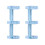 Notebook Cover Resin Casting Molds DIY Epoxy-buckle Clear blue 1