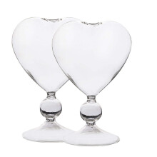 4Ud De Cristal Corazón Transparentes Para Eventos