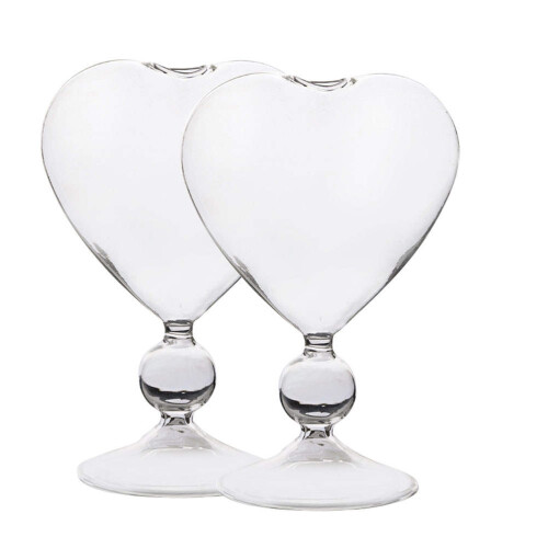 4Ud De Cristal Corazón Transparentes Para Eventos