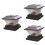 3Ud Luces De Pilar Para Jardín Material Duradero 6