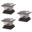 3Ud Luces De Pilar Para Jardín Material Duradero 7