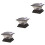 3Ud Luces De Pilar Para Jardín Material Duradero 5