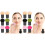 12Ud Puff Para Polvo Y Base Con Mango De Esponja Suave Multicolor 2