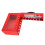 Versatile Lockout Tagout Box for Secure Group Management Red Metal 10