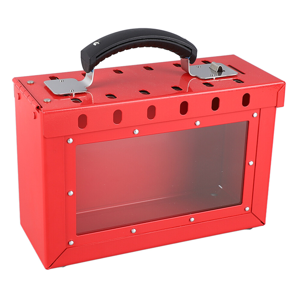Lockout Tagout Safety Lock Box Portable Transparent Window For Home & Work 3711375896194