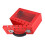 Versatile Lockout Tagout Box for Secure Group Management Red Metal 9