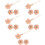 5Ud Collar Collar Y Pendientes Rosa Especial 9
