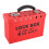 Versatile Lockout Tagout Box for Secure Group Management Red Metal 13