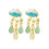 Unique Lightweight Cloud Rain Stud Earrings for-Light blue 1