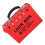 Versatile Lockout Tagout Box for Secure Group Management Red Metal 6
