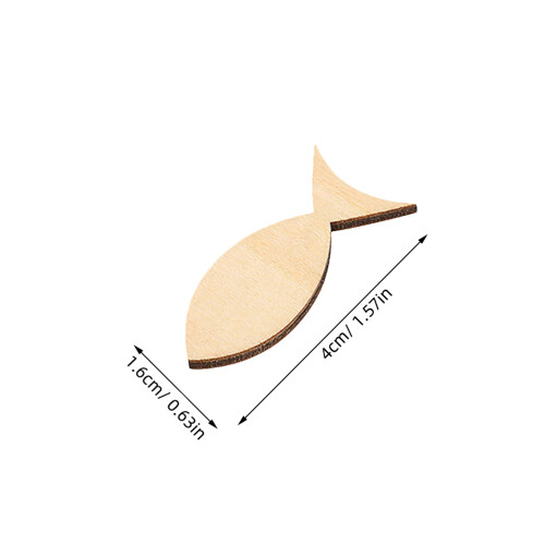 100Ud Rebanadas De Madera Para Bricolaje De Khaki 1