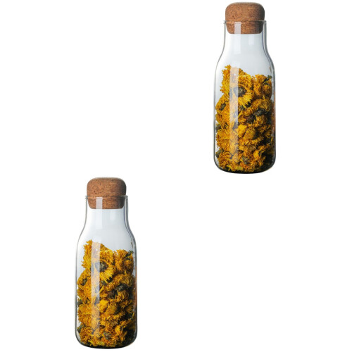 2Ud De Vidrio Y Transparente Para Almacenar Comida 2