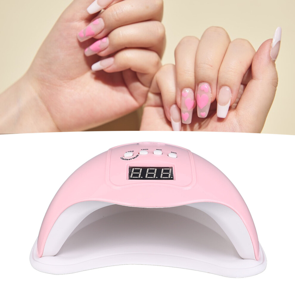 Light/Pink 24Pcs Usb Nail Dryer Chips 48W Multi Mode Portable Lamp