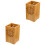 2Ud Soporte Multifunción De Bambú Para Cubiertos Y En Cocina 3
