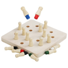 3Ensembles Échecs Bois Enfant Jouet Mémoire Développement Logique