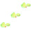 3Jgo Kit Para Y Atrapar Pelotas ABS Multicolor Para 6