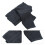 24Pièces Serviettes Coton Résistantes Absorbantes 10