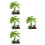 4Pièces Décorations Aquarium Plantes Vertes Résistantes 8