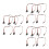 15Pièces Câble Rc Y Splitter Multi Usage Plastique Pour Accessoires Rc 9