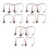 15Pièces Câble Rc Y Splitter Multi Usage Plastique Pour Accessoires Rc 6
