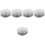 5Pcs Silver Copper Sink Stoppers Push Type Drain Strainer for Bathroom 6