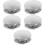5Pcs Silver Copper Sink Stoppers Push Type Drain Strainer for Bathroom 9