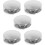 5Pcs Silver Copper Sink Stoppers Push Type Drain Strainer for Bathroom 10