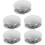 5Pcs Silver Copper Sink Stoppers Push Type Drain Strainer for Bathroom 8