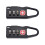 2Pièces Cadenas À Combinaison Noir 3 Chiffres Pour Réglable 6