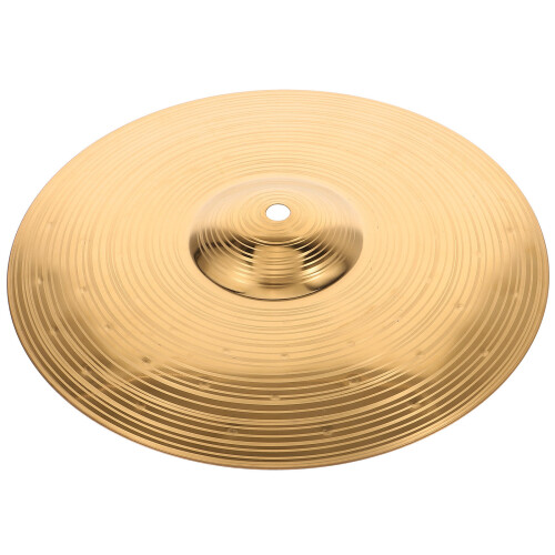 4Pièces Cymbales Crash Dorées Métal Pour Batterie Usage Durable 2