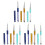 9Pièces Nail Art Dotting Et Assorties 2