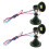 6Pièces Mini Lampe Signal Vert En Pour Scène Ferroviaire 2
