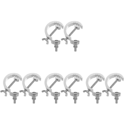 8Pièces Pinces Lumière Truss Métal Argent Fixation Rapide Et 2