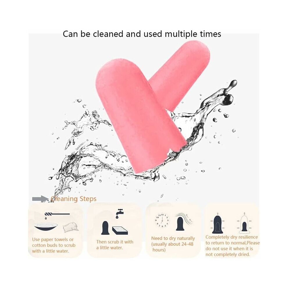 Comfortable Foam Ear Plugs, Slow Rebound Noise Reduction For Traveling And Sleeping, 38Db Snr Hearing Protection, Quick Insert, Reusable, Breathable 9169997104434