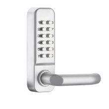 Încuietoare cu cod de securitate și direcție reglabilă a mânerului, mâner cu încuietoare fără cheie cu combinație numerică nerepetată,