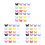 72Pièces Charms Silicone Colorés Pour Identifiants De Verres 9